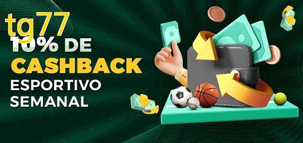 10% de bônus de cashback na tg77